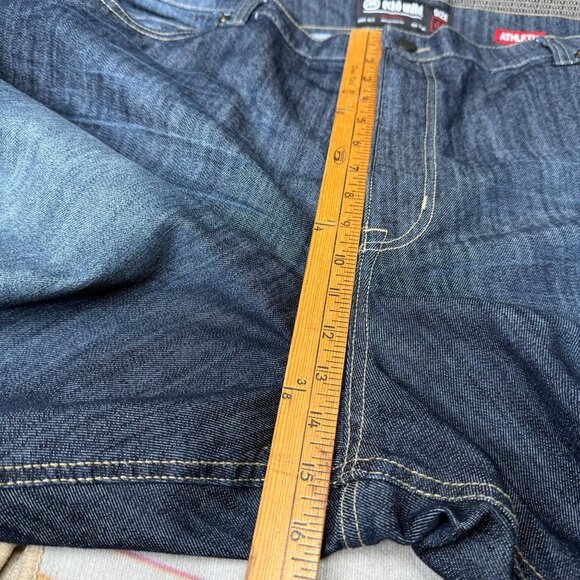 Ecko Unltd Mens Size 48 Blue Athletic Fit Dark Wash 5-Pocket Denim Jeans - Picture 8 of 11